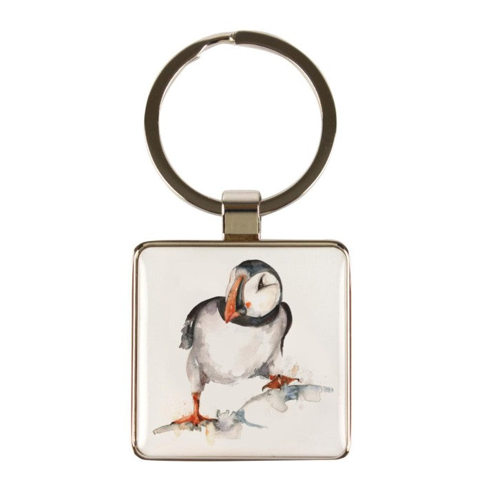 MEG HAWKINS lyklaringur, forvitin lundi - 7.5x4 cm (10/50)