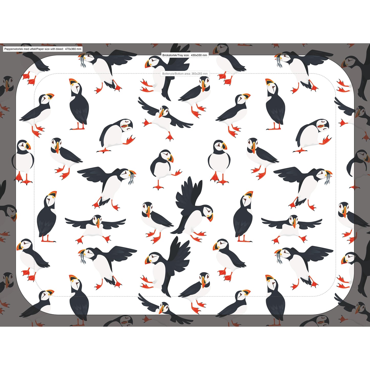 SOLBERG bakki, lundar - 43x33 cm (6)