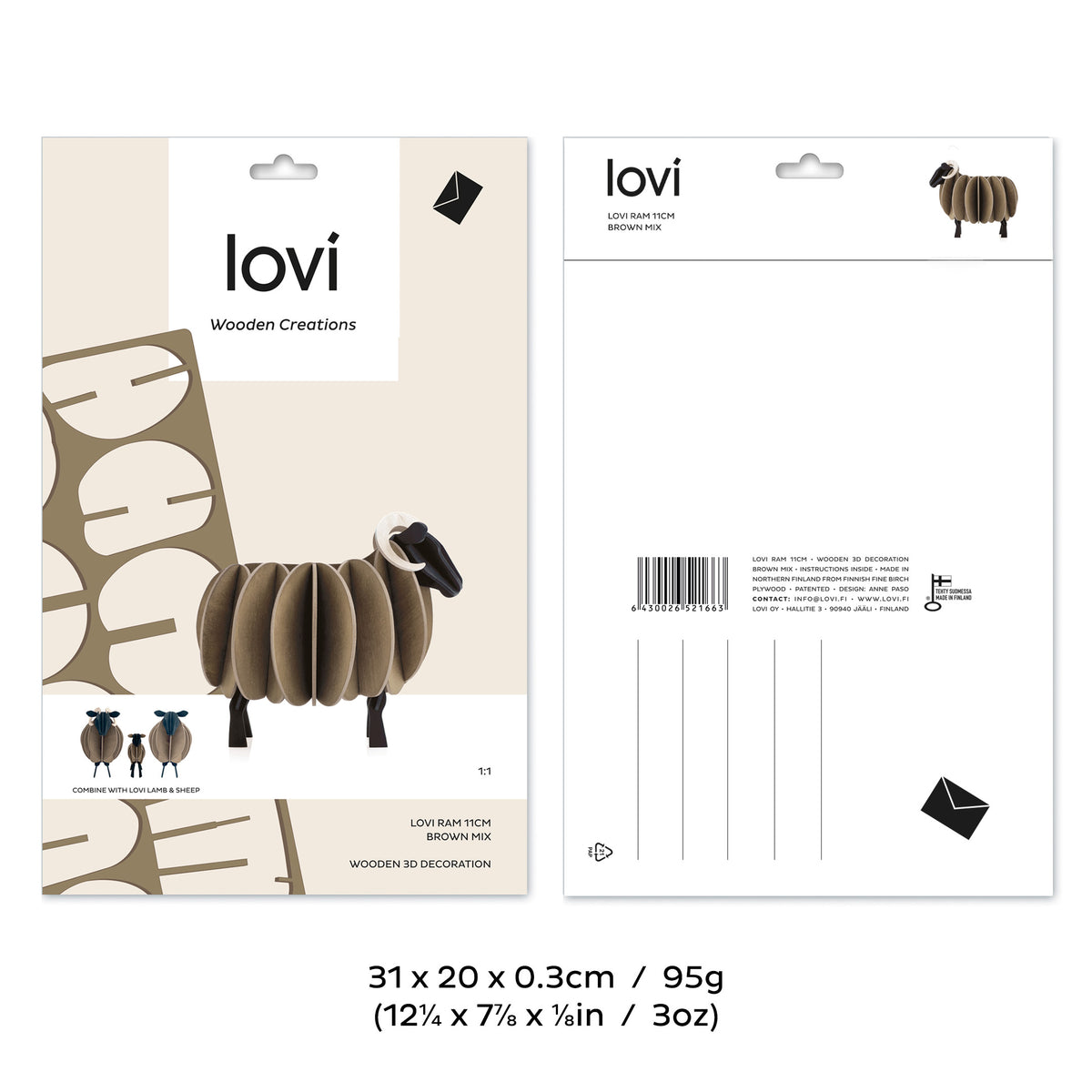 LOVI Veðrur 11 cm L