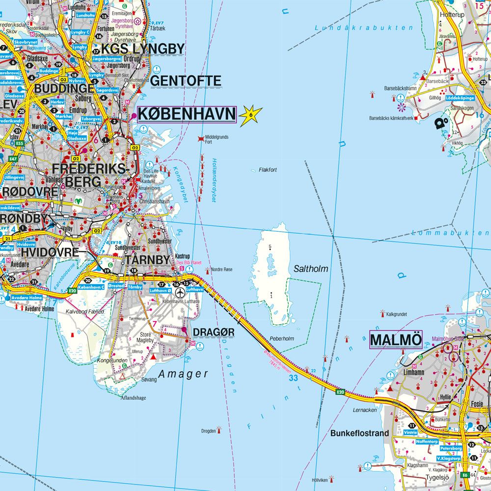 FREYTAG-BERNDT Danmark nord+syd, 2021 - 1:150.000 (60)