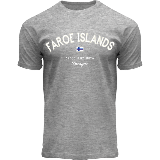 FOX T-shirt ADULT Brassfield Heather Grey, "Faroe Islands"