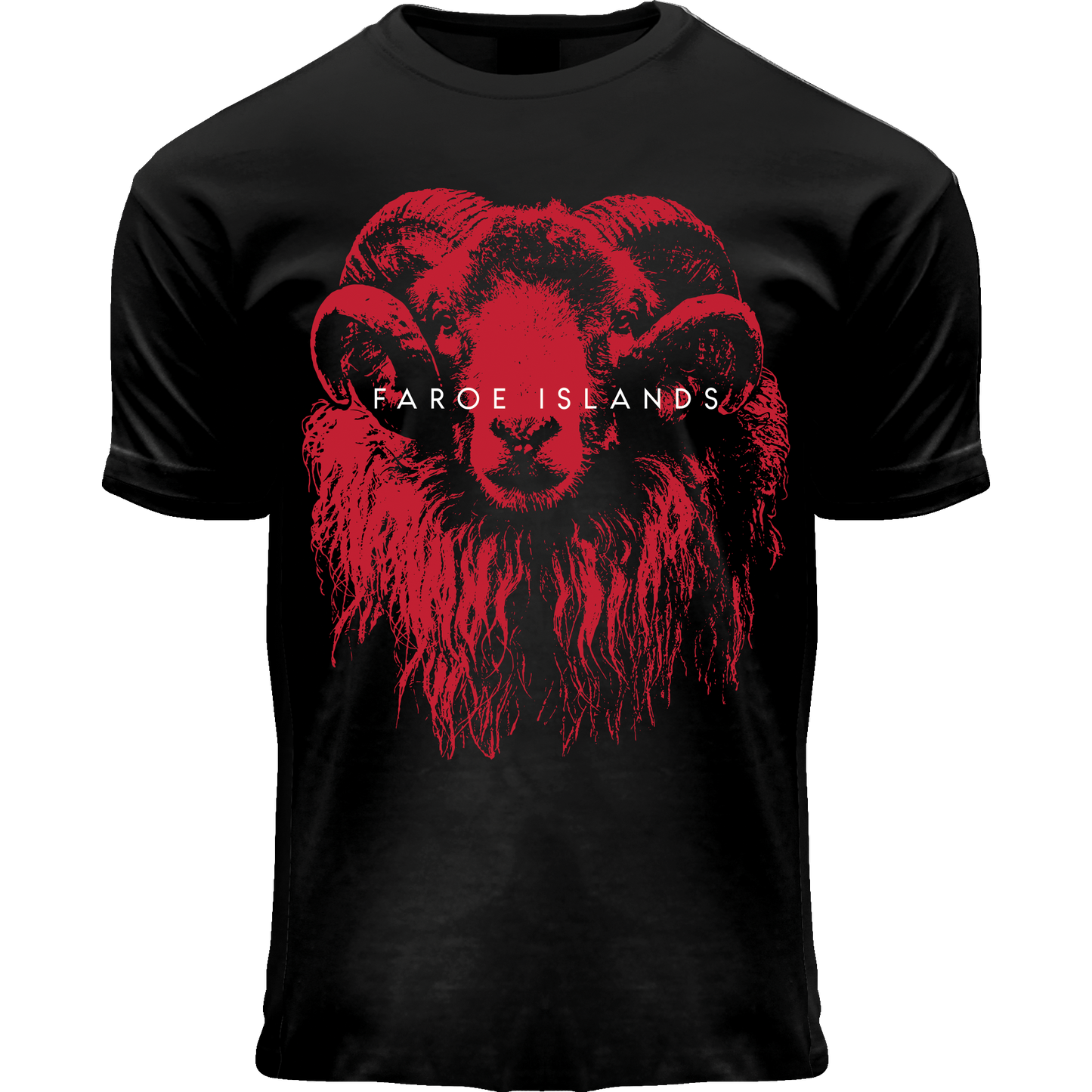 FOX T-shirt KIDS Vector Ram Black, "Faroe Islands"