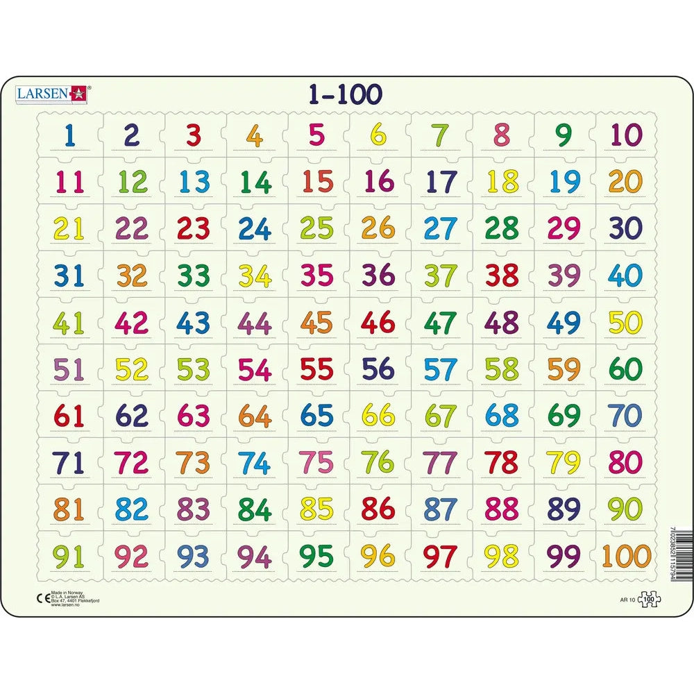 LARSEN puslispæl, 1-100 - 36,5 x 28,5 cm (50)