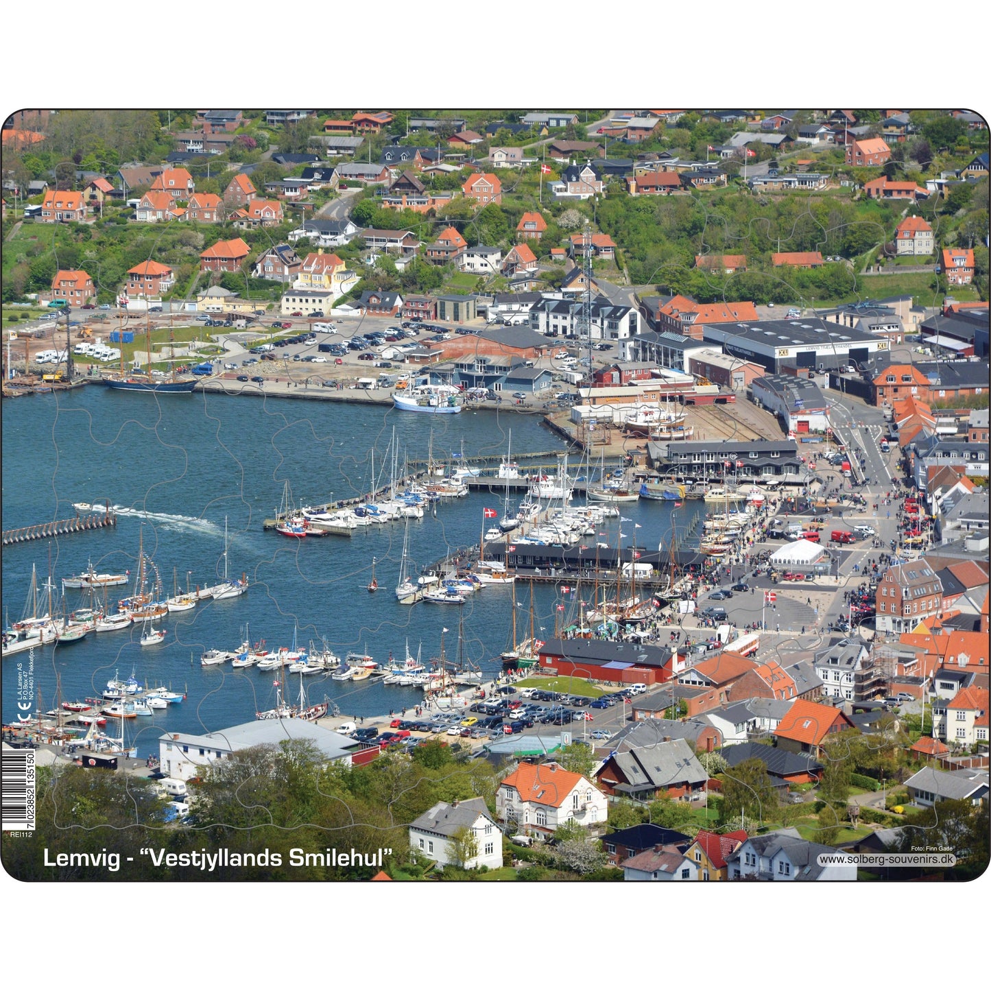 LARSEN puslespil, Lemvig - 36,5 x 28,5 cm (50)