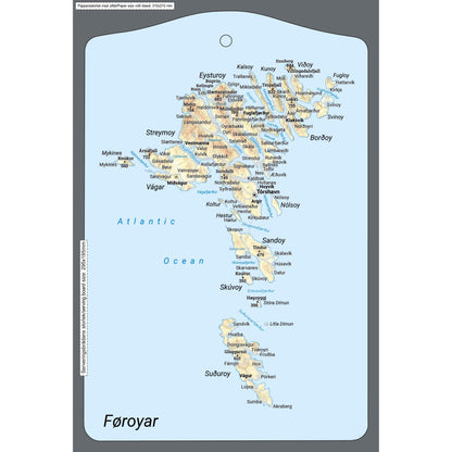 SOLBERG skeribretti, Føroyar - 30x20 cm (6)