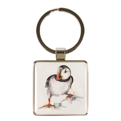 MEG HAWKINS lyklaringur, forvitin lundi - 7.5x4 cm (10/50)