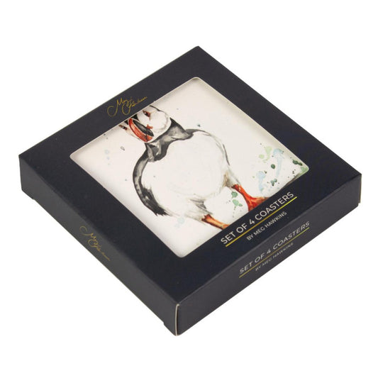 MEG HAWKINS 4 stk. kork undirløg, standandi lundi - 10x10 cm (6/48)