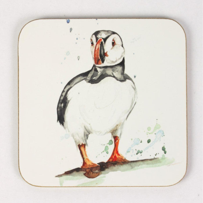 MEG HAWKINS 4 stk. kork undirløg, standandi lundi - 10x10 cm (6/48)