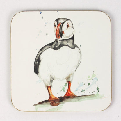 MEG HAWKINS 4 stk. kork undirløg, standandi lundi - 10x10 cm (6/48)