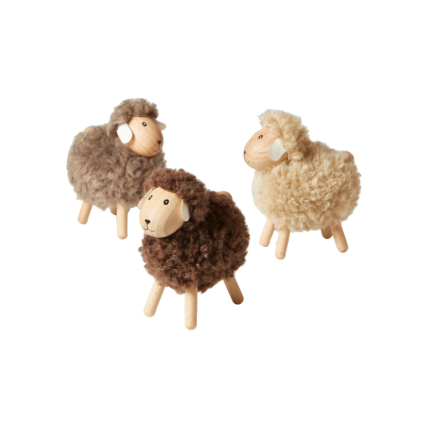 DACORE Seyður 11 cm, træ/polyester - 3 litir (24)