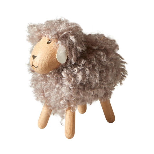 DACORE Seyður langhærdur 14 cm, træ/polyester