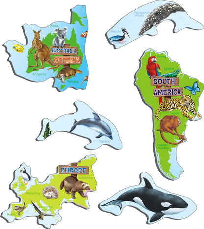 LARSEN puslispæl, Djór í heiminum - 36,5 x 28,5 cm (50)