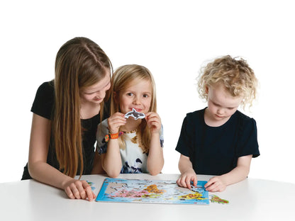 LARSEN puslispæl, Djór í heiminum - 36,5 x 28,5 cm (50)