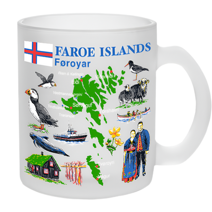 SOLBERG Tekrúss glas matt, Føroyar - 300 ml (22)