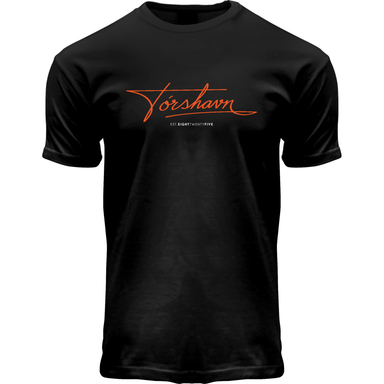 FOX T-shirt ADULT Autograph Printed Black, "Tórshavn"