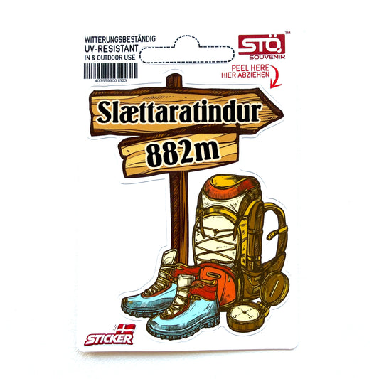 STÖ klistrimerki, Slættaratindur (50)