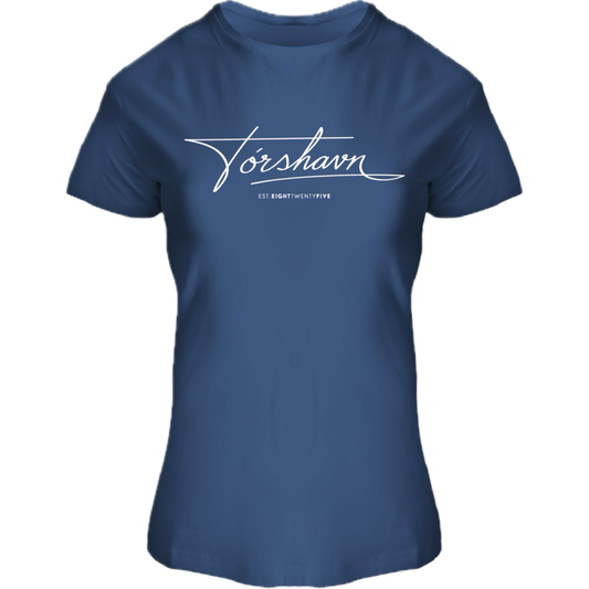 FOX T-shirt LADY Autograph Printed Denim, "Tórshavn"