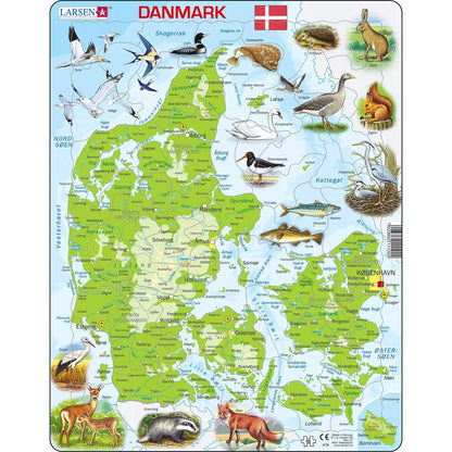LARSEN puslispæl, Danmark - 36,5 x 28,5 cm (50)
