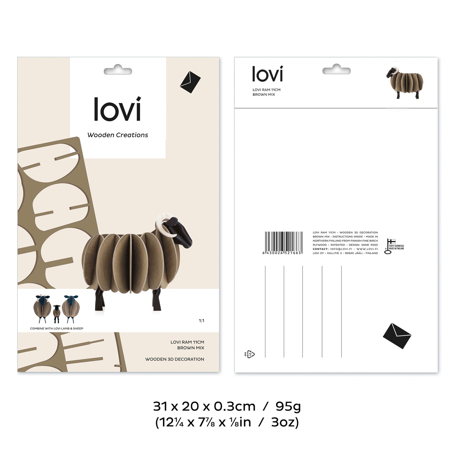 LOVI Veðrur 11 cm L