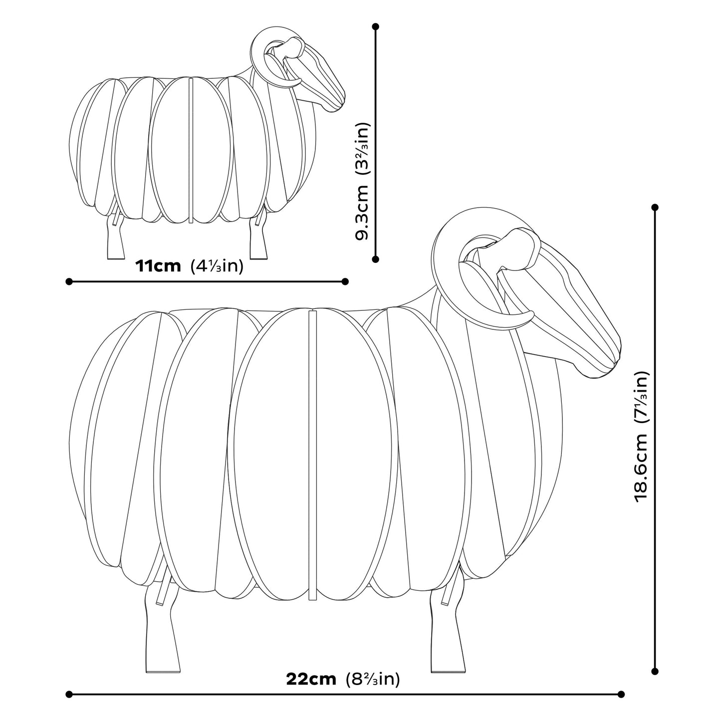 LOVI Veðrur 11 cm L