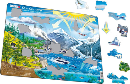 LARSEN puslispæl, Vakstrarhúsárinið - 36,5 x 28,5 cm (50)