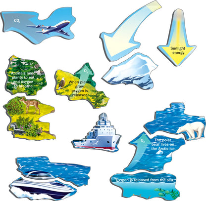 LARSEN puslispæl, Vakstrarhúsárinið - 36,5 x 28,5 cm (50)