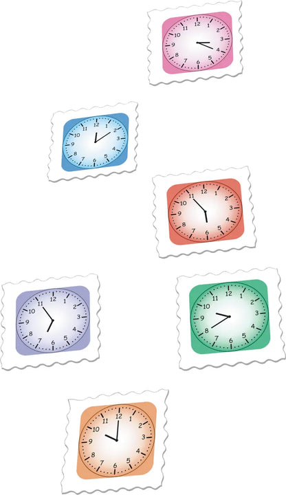 LARSEN føroyskt puslispæl, Klokkan - 36,5 x 28,5 cm (50)