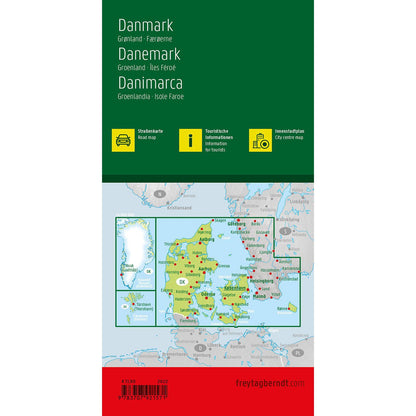 FREYTAG-BERNDT Danmark 2022 - 1:400.000