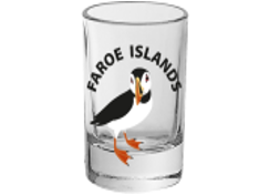 SOLBERG Shotglas v/ tjúkkum botni, standandi lundi - 50 ml (6)