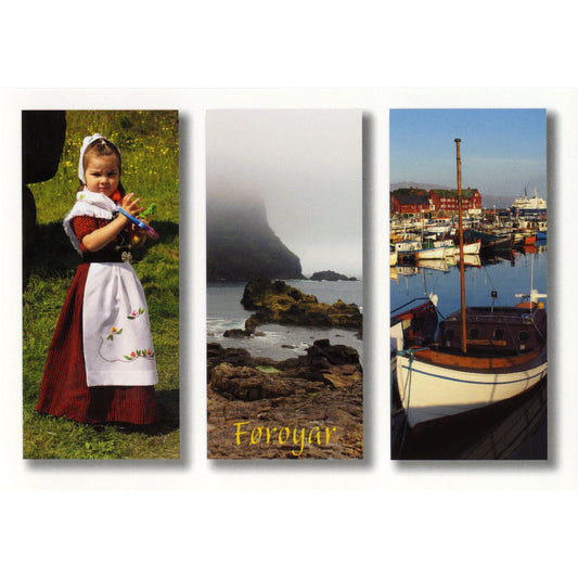 SOLBERG Postkort Føroyar/genta - 3 myndir (50)